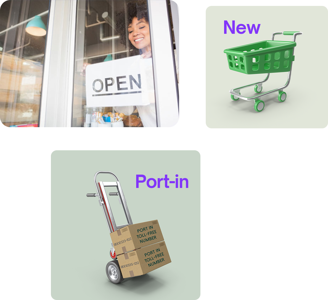 store and carts graphics